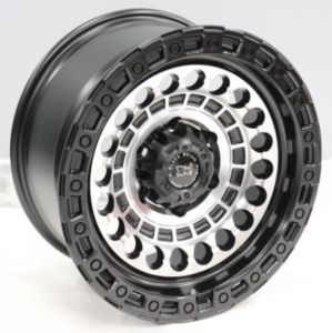 Juego de aros VARELOX Wheels  modelo D1008  matt black/face - 17"x9.0" - 6x139.7 - rép. Black Rhino