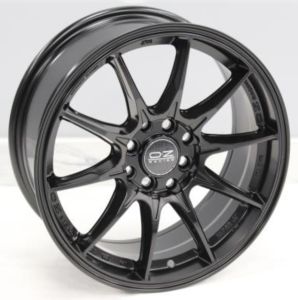 Juego de aros marca VARELOX Wheels  modelo D606  matt black - 16"x7.0" - 4x100 (8h)
