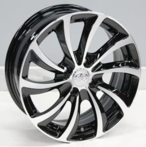 Juego de aros VARELOX Wheels  modelo D629  black - 15"x6.5" - 4x100 - compat. TOYOTA