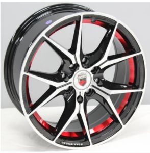 Juego de aros marca VARELOX Wheels  modelo D639  b4-nl/tr - 15"x7.0" - 4x100 (8h)