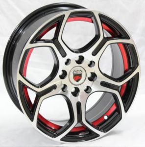 Juego de aros marca VARELOX Wheels  modelo D640  b4-nl/tr - 15"x7.0" - 4x100 (8h)