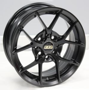 Juego de aros marca VARELOX Wheels  modelo DA015  matt black - 14"x6.0" - 4x100 (8h) - rép. BBS