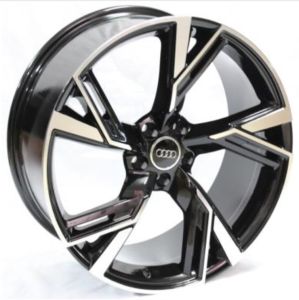 Juego de aros VARELOX  modelo DM-DX421  black m-f - 18"x8.0" - 5x112 - compat. AUDI