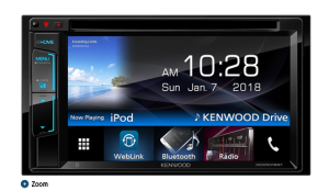 Autoradio con DVD marca KENWOOD modelo DDX-5018BT (Pantalla 6.2" con Bluetooth) 2DIN