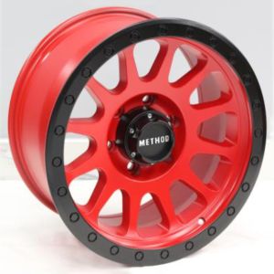 Juego de aros VARELOX Wheels  modelo DIM6002  Red black bead ring - 17"x9.0" - 6x139.7