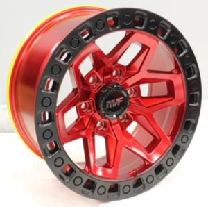 Juego de aros VARELOX Wheels  modelo DIM6007  red+b - 17"x9.0" - 6x139.7