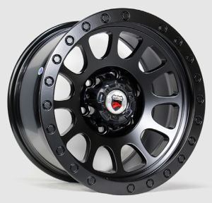 Juego de aros marca VARELOX Wheels  modelo DM-661  matt black - 16"x8.5" - 6x139.7