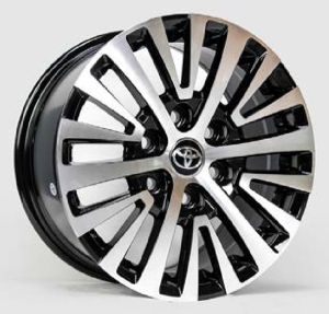 Juego de aros VARELOX Wheels  modelo DM-DX318  black machine face  16"x7.5" - 6x130