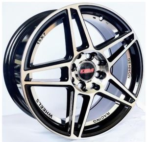 Juego de aros marca PDW Wheels  modelo DM621-18  nl/bmfu - 15"x7.0" - 4x114.3 (8h)