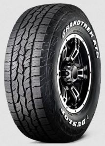 Llanta marca DUNLOP  modelo GRANDTREK AT5  owl  (109S) TL  medida 31x10.50 R15