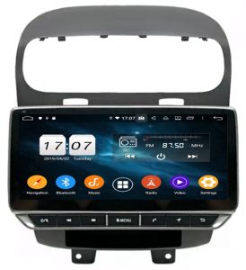 Autoradio Homologado DODGE modelo JOURNEY años del 2012-20 Procesador 8 Nucleos (128+8) Android 11 - Pantalla widescreen de 10.25" QLed con WIFI-GPS-BT-Procesador Audio DSP, Carplay Inalambrico y Android Auto + CamRet + TV Full HD (Importación 10D) PREMIU