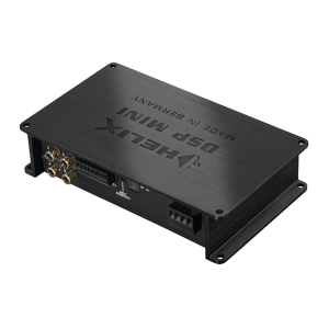 Procesador Digital marca HELIX modelo DSP MINI MK2, señal digital de 4 entradas y 6 salidas, frecuencia de muestreo de 96 KHz / 24 bits