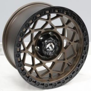 Juego de aros VARELOX Wheels  modelo DX005  bronze+lip mb - 17"x9.0" - 6x139.7 - rép. FUEL