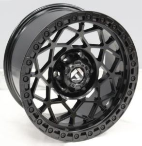 Juego de aros VARELOX Wheels  modelo DX005  matt black - 17"x9.0" - 6x139.7 - rép. FUEL