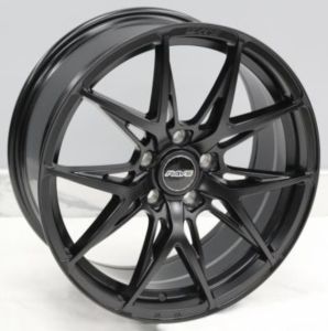 Juego de aros marca VARELOX Wheels modelo DX007 matt black - 15"x7.0" - 4x114.3 (8h)