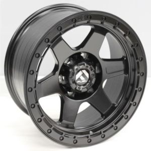 Juego de aros VARELOX Wheels  modelo DX027  matt black - 17"x9.0" - 6x139.7 - rép. B. RHINO