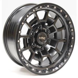 Juego de aros VARELOX Wheels  modelo DX204  matt black - 17"x8.5" - 6x139.7 - dis. KMC