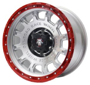 Juego de aros ZH Wheels  modelo FBX034-7  silver m. f+rl+r - 17"x8.5" - 6x139.7