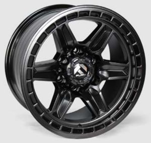 Juego de aros VARELOX Wheels  modelo FF-DM-DX575 matt black - 17"x9.0" - 6x139.7 - dis. Fuel