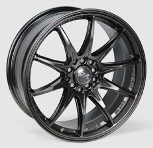 Juego de aros VARELOX Wheels  modelo FF-DM DX424  matt black - 17"x7.5" - 8H (4x100)