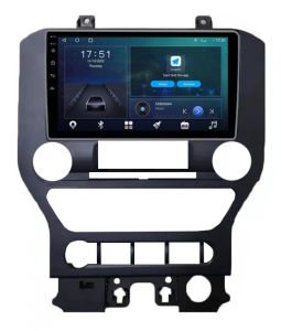 Autoradio para FORD MUSTANG años 2015-21 (LOW VERSION), Pantalla QLED de 9" Procesador 8 Nucleos (64+4), Android 12 con Carplay+DSP-GPS-BT-USB-WIFI-Camara Retro (EN STOCK) OCTA64 SERIES