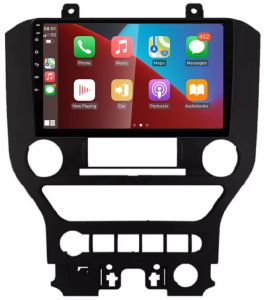 Autoradio para FORD MUSTANG años 2013-17 (HIGH VERSION), Procesador 4 Nucleos (64+2) Android 13 - Pantalla 9" con CARPLAY y ANDROID AUTO Inalambrico + WIFI-GPS-BT (EN STOCK) QUAD64+2RAM-KBT SERIES