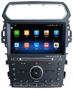 Autoradio Homologado FORD EXPLORER años del 2012-20 Procesador 8 Nucleos (128+8) Android 11 - Pantalla 9"  CONSOLA CON BOTONES con WIFI-GPS-BT-Procesador Audio DSP, Carplay Inalambrico y Android Auto + CamRet (Importación 10D) PREMIUM series
