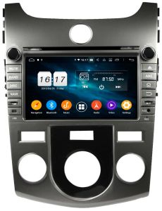 Autoradio Homologado KIA CERATO 2008-12 Procesador 8 Nucleos (128+8) Android 11 - Pantalla 8" con DVD-WIFI-GPS-BT-Procesador Audio DSP, Carplay Inalambrico y Android Auto + CamRet + TV Full HD (Importación 10D) PREMIUM series