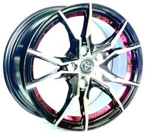 Juego de aros PDW Wheels  modelo H501  mb+red lip - 15"x7.0" - 5x114.3