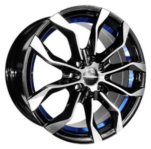 Juego de aros marca PDW  modelo H7003  bmfu blue  15"x7.0" - 4x100 (8h)