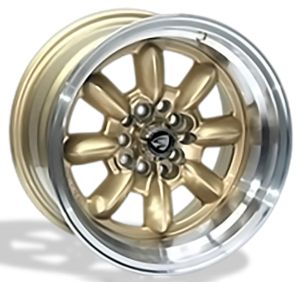 Juegos de aros ZH Wheels  modelo H843 gold mld - 15"x8.25" - 5x114.3 (10h)