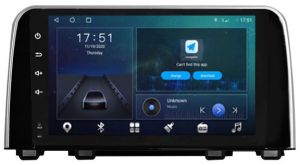 Autoradio para HONDA CRV años 2017-21, Pantalla QLED de 10" Procesador 8 Nucleos (64+4), Android 12 con Carplay inalambrico + procesador de audio DSP-GPS-BT-USB-WIFI-Chip4G (EN STOCK) OCTA64 SERIES