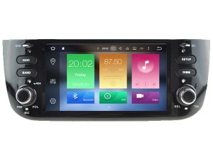 Autoradio Homologado FIAT PUNTO 2009-15 Procesador 8 Nucleos (128+8) Android 11 - Pantalla 7" con DVD-WIFI-GPS-BT-Procesador Audio DSP, Carplay Inalambrico y Android Auto+ CamRet +TV Full HD (Importación 10D) PREMIUM series