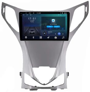 Autoradio para HYUNDAI AZERA años del 2011-17, Pantalla QLED de 9" Procesador 8 Nucleos (64+4), Android 13 con Carplay inalambrico + procesador de audio DSP-GPS-BT-USB-WIFI-Chip4G (EN STOCK) OCTA64 SERIES