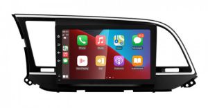Autoradio para HYUNDAI ELANTRA años 2016-18, Procesador 4 Nucleos (64+2) Android 13 - Pantalla 9" con CARPLAY y ANDROID AUTO Inalambrico + WIFI-GPS-BT (EN STOCK) QUAD64+2RAM-KBT SERIES