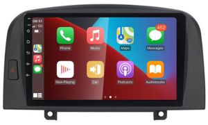 Autoradio para HYUNDAI modelo SONATA años del 2004-08, Procesador 4 Nucleos (64+2) Android 13 - Pantalla 9" con CARPLAY y ANDROID AUTO Inalambrico + WIFI-GPS-BT (EN STOCK) QUAD64+2RAM-KBT SERIES