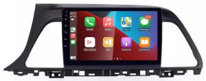 Autoradio para HYUNDAI SONATA años 2016-23, Procesador 4 Nucleos (64+2) Android 13 - Pantalla 9" con CARPLAY y ANDROID AUTO Inalambrico + WIFI-GPS-BT (EN STOCK) QUAD64+2RAM-KBT SERIES