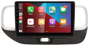 Autoradio para HYUNDAI VENUE años 2019-23, Procesador 4 Nucleos (64+2) Android 13 - Pantalla 9" con CARPLAY y ANDROID AUTO Inalambrico + WIFI-GPS-BT (EN STOCK) QUAD64+2RAM-KBT SERIES