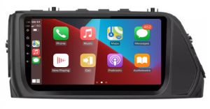 Autoradio para HYUNDAI VERNA años 2018-21, Procesador 4 Nucleos (64+2) Android 13 - Pantalla 9" con CARPLAY y ANDROID AUTO Inalambrico + WIFI-GPS-BT (EN STOCK) QUAD64+2RAM-KBT SERIES