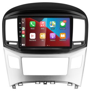 Autoradio para HYUNDAI H1 años 2014-21, Procesador 4 Nucleos (64+2) Android 13 - Pantalla 9" con CARPLAY y ANDROID AUTO Inalambrico + WIFI-GPS-BT (EN STOCK) QUAD64+2RAM-KBT SERIES