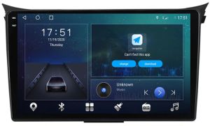 Autoradio para HYUNDAI I30 años 2011-16, Pantalla QLED de 9" Procesador 8 Nucleos (64+4), Android 12 con Carplay inalambrico + procesador de audio DSP-GPS-BT-USB-WIFI-Chip4G (EN STOCK) OCTA64 SERIES