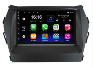 Autoradio universal ANDROID 10 Pantalla 7" + consola adaptadora para Hyundai Santa Fe 2013-2017, Procesador 4 Nucleos (32+2) con WIFI-GPS-BT-USB + Camara Retro (EN STOCK)