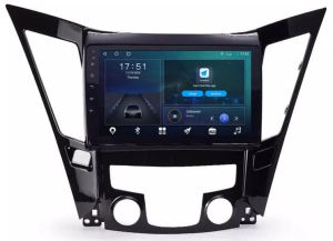 Autoradio para HYUNDAI modelo SONATA años del 2011-15, Pantalla QLED de 9" Procesador 8 Nucleos (64+4), Android 12 con Carplay inalambrico + procesador de audio DSP-GPS-BT-USB-WIFI-Chip4G (EN STOCK) OCTA64 SERIES