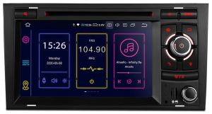 Autoradio homologado para AUDI A4/S4/RS4 2002-08 Procesador 8 Nucleos (64+4) Android 10 - Pantalla 7" con DVD-WIFI-GPS-BT-Procesador Audio DSP +Cam +TV Full HD (Importación 7D) PREMIUM series