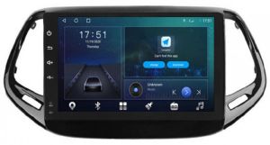 Autoradio para JEEP COMPASS años 2017-19, Pantalla QLED de 10" Procesador 8 Nucleos (64+4), Android 12 con Carplay inalambrico + procesador de audio DSP-GPS-BT-USB-WIFI-Chip4G (EN STOCK) OCTA64 SERIES