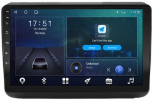 Autoradio para JEEP GRAND CHEROKEE años 2014-18, Pantalla QLED de 9" Procesador 8 Nucleos (64+4), Android 12 con Carplay inalambrico + procesador de audio DSP-GPS-BT-USB-WIFI-Chip4G (EN STOCK) OCTA64 SERIES