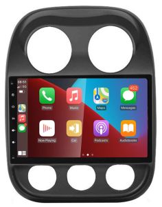 Autoradio para JEEP PATRIOT COMPASS años 2007-16, Procesador 4 Nucleos (64+2) Android 13 - Pantalla 10" con CARPLAY y ANDROID AUTO Inalambrico + WIFI-GPS-BT (EN STOCK) QUAD64+2RAM-KBT SERIES