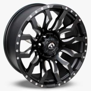 Juego de aros VARELOX Wheels  modelo JT124-8  matt black ms/mr - 18"x9.0" - 6x139.7 - dis. FUEL