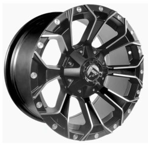 Juego de aros PDW Wheels  modelo JT146-6  matte black - 16"x8.0" - 6x139.7