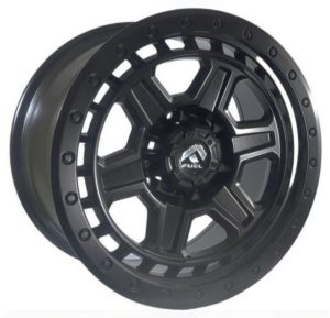 Juego de aros PDW Wheels  modelo JT185-7  matte black - 17"x9.0" - 6x139.7